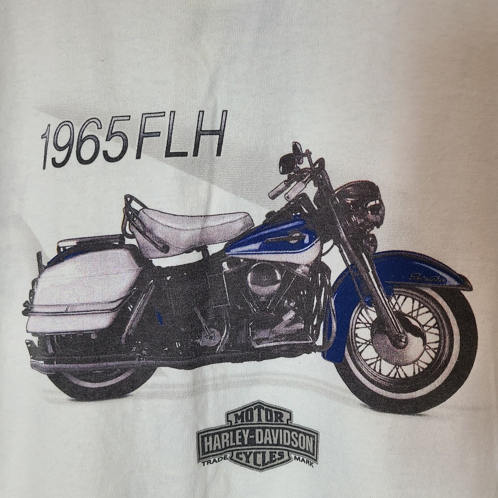 Harley Davidson Museum Milwaukee White Graphic T Shirt Embroidered Mens XL - Picture 7 of 7